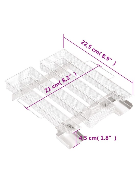 Generátor studeného kouře 4stranný 22,5 cm nerezová ocel