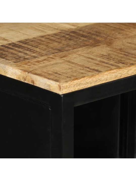 Koupelnová skříňka 40 x 27 x 90 cm železo a masivní mangovník