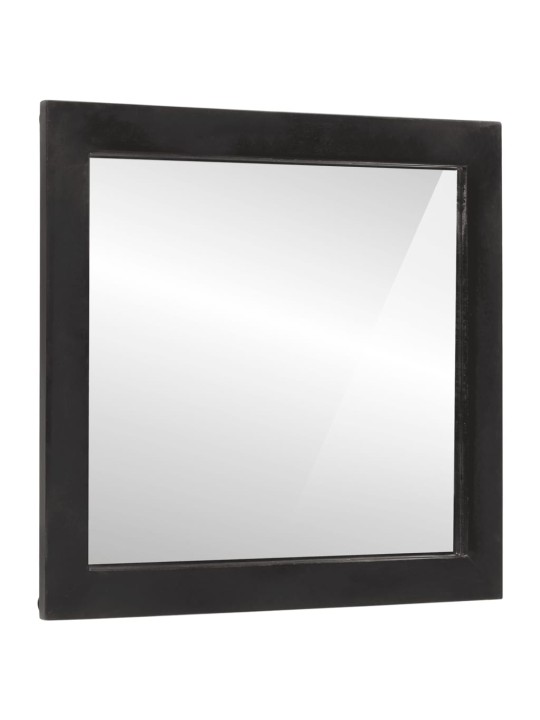Koupelnové zrcadlo 55x1x60 cm sklo a masivní mangovníkové dřevo