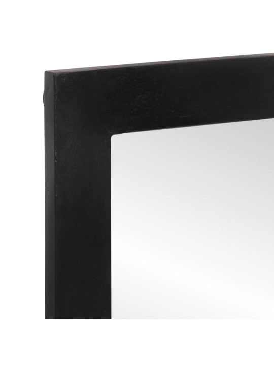 Koupelnové zrcadlo 55x1x60 cm sklo a masivní mangovníkové dřevo