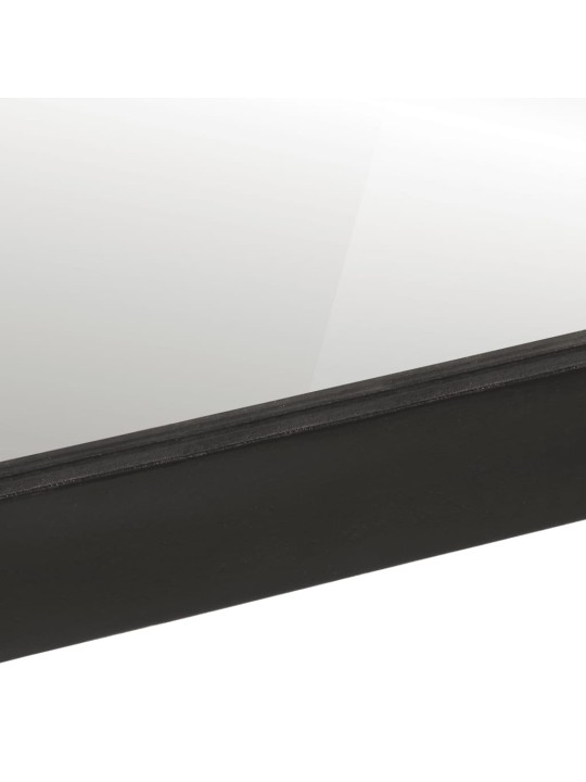 Koupelnové zrcadlo 55x1x60 cm sklo a masivní mangovníkové dřevo
