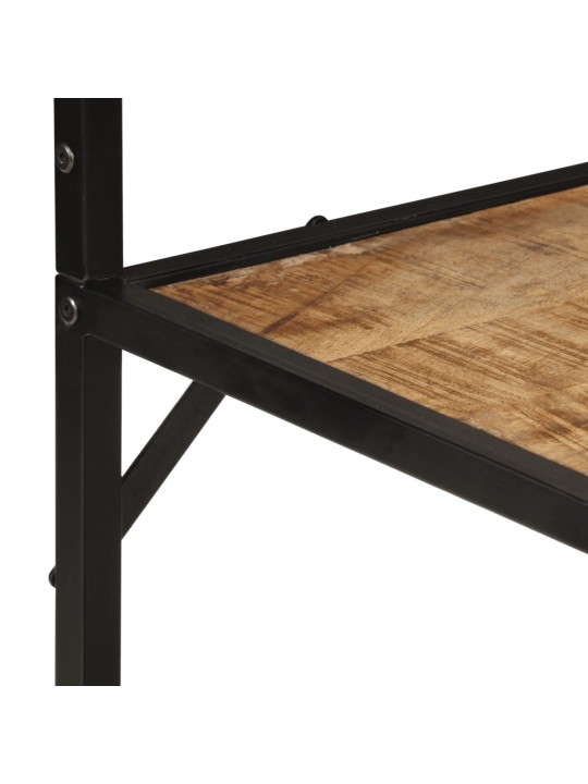 Věšák na kabáty 90 x 35 x 180 cm masivní mangovník a železo