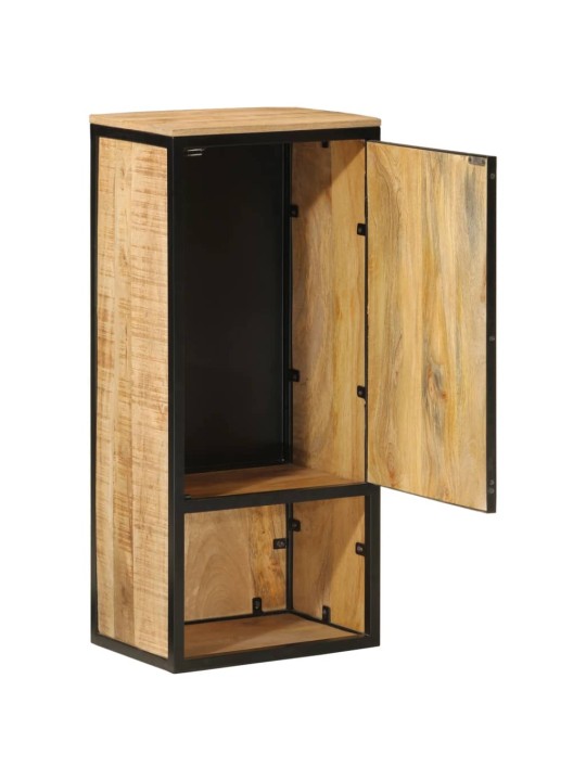 Koupelnová skříňka 40x27x90 cm masivní mangovník a železo