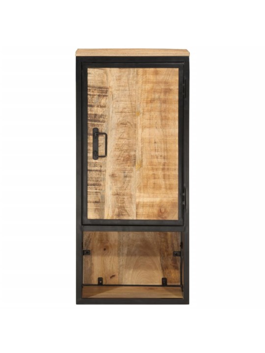 Koupelnová skříňka 40x27x90 cm masivní mangovník a železo