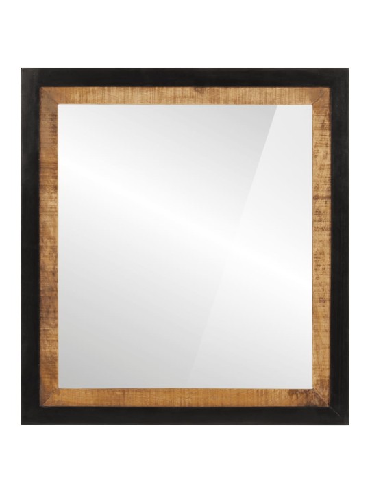 Koupelnové zrcadlo 55 x 1 x 60 cm sklo a masivní mangovník