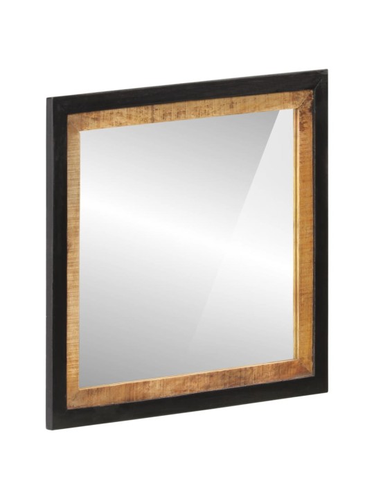 Koupelnové zrcadlo 55 x 1 x 60 cm sklo a masivní mangovník