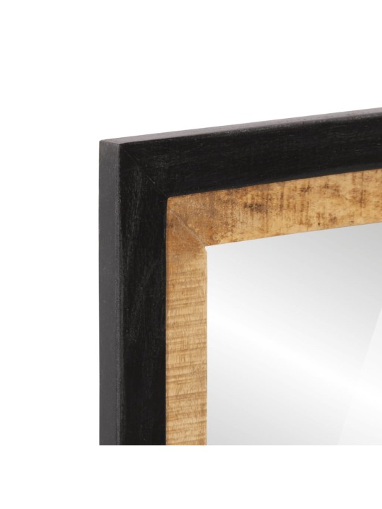 Koupelnové zrcadlo 55 x 1 x 60 cm sklo a masivní mangovník