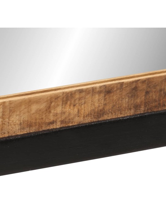 Koupelnové zrcadlo 55 x 1 x 60 cm sklo a masivní mangovník