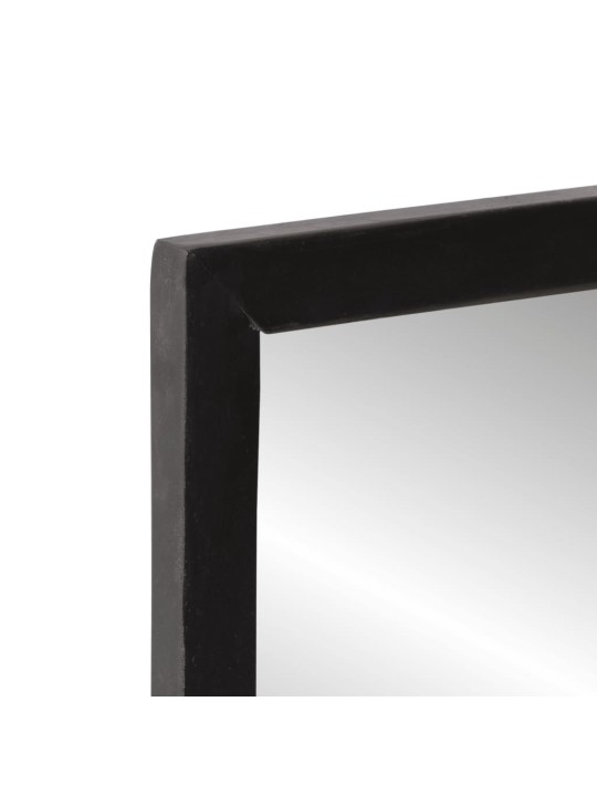 Zrcadlo s policí 80x8x55 cm sklo a masivní mangovníkové dřevo