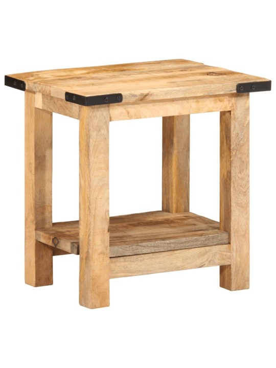 Odkládací stolek 40x30x40 cm masivní hrubé mangovníkové dřevo