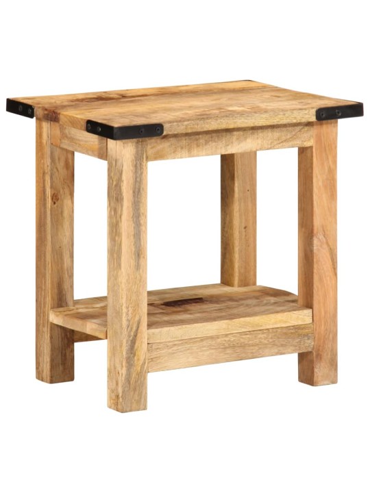 Odkládací stolek 40x30x40 cm masivní hrubé mangovníkové dřevo
