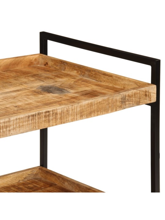 Kuchyňský vozík 80x55x70 cm masivní hrubé mangovníkové dřevo