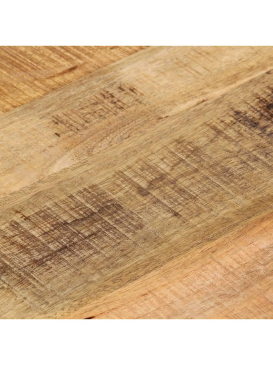 Stolní deska ø50x3,8 cm kulatá masivní hrubé mangovníkové dřevo