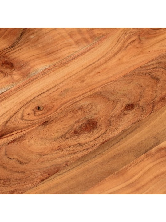 Stolní deska Ø 50 x 3,8 cm kulatá masivní akáciové dřevo