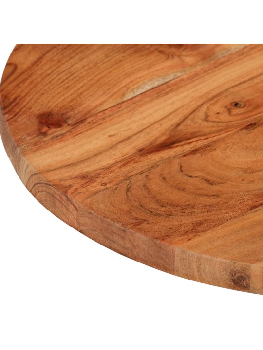 Stolní deska Ø 60 x 3,8 cm kulatá masivní akáciové dřevo