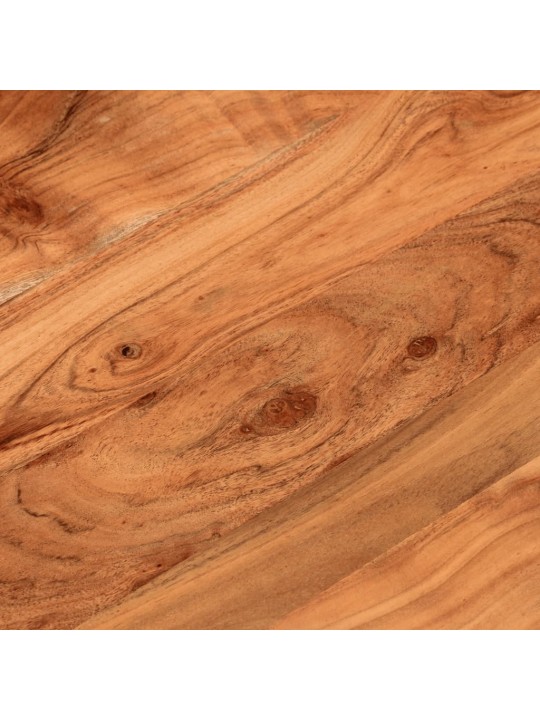 Stolní deska Ø 60 x 3,8 cm kulatá masivní akáciové dřevo