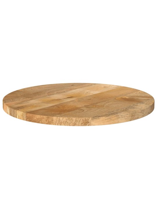Stolní deska ø 50 x 3,8 cm kulatá masivní mangovníkové dřevo