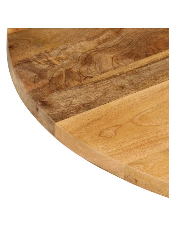 Stolní deska Ø 60 x 2,5 cm kulatá masivní mangovníkové dřevo