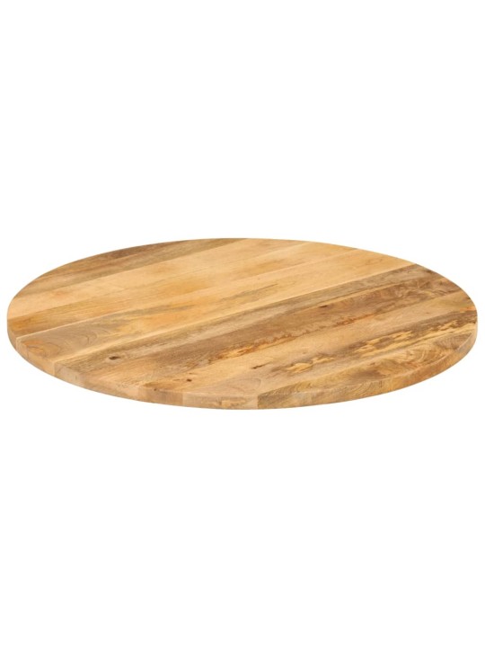 Stolní deska ø 70 x 3,8 cm kulatá masivní mangovníkové dřevo
