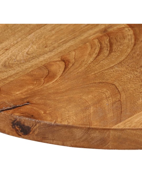 Stolní deska ø 60 x 3,8 cm kulatá masivní mangovníkové dřevo