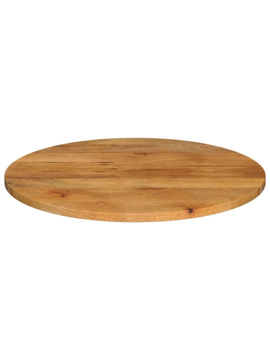 Stolní deska ø 70 x 3,8 cm kulatá masivní mangovníkové dřevo