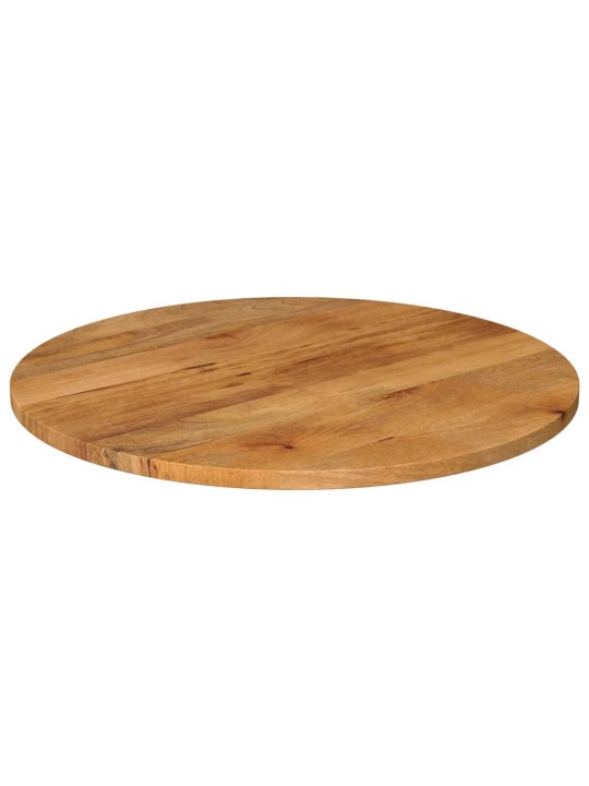 Stolní deska ø 80 x 3,8 cm kulatá masivní mangovníkové dřevo