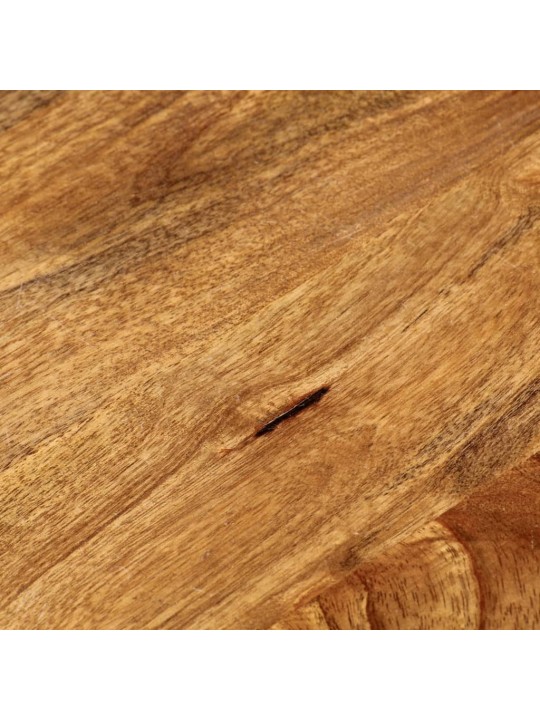 Stolní deska ø 80 x 3,8 cm kulatá masivní mangovníkové dřevo