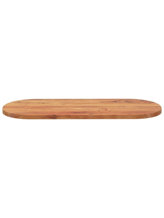 Stolní deska 100 x 40 x 2,5 cm oválná masivní akáciové dřevo