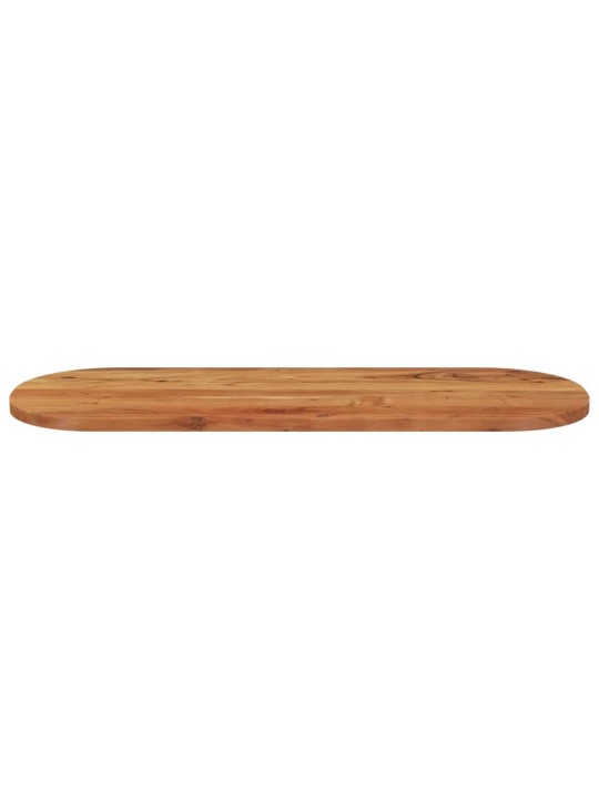 Stolní deska 110 x 40 x 2,5 cm oválná masivní akáciové dřevo
