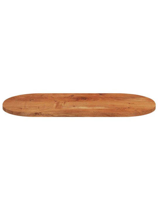 Stolní deska 100 x 50 x 2,5 cm oválná masivní akáciové dřevo
