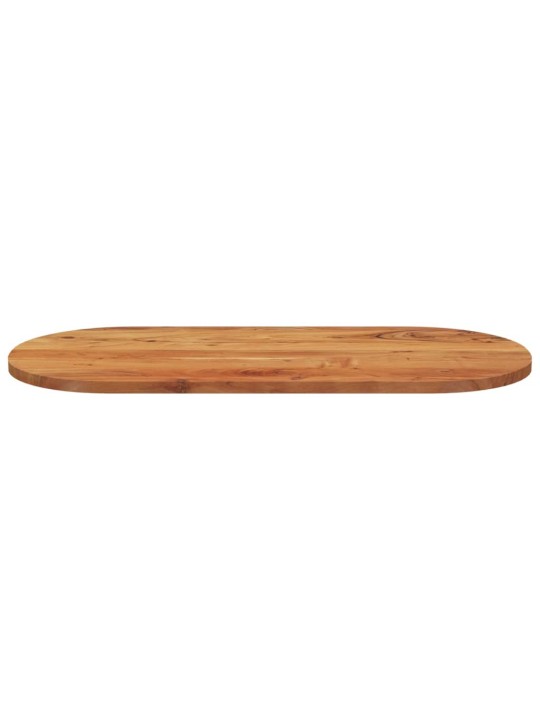 Stolní deska 110 x 50 x 2,5 cm oválná masivní akáciové dřevo