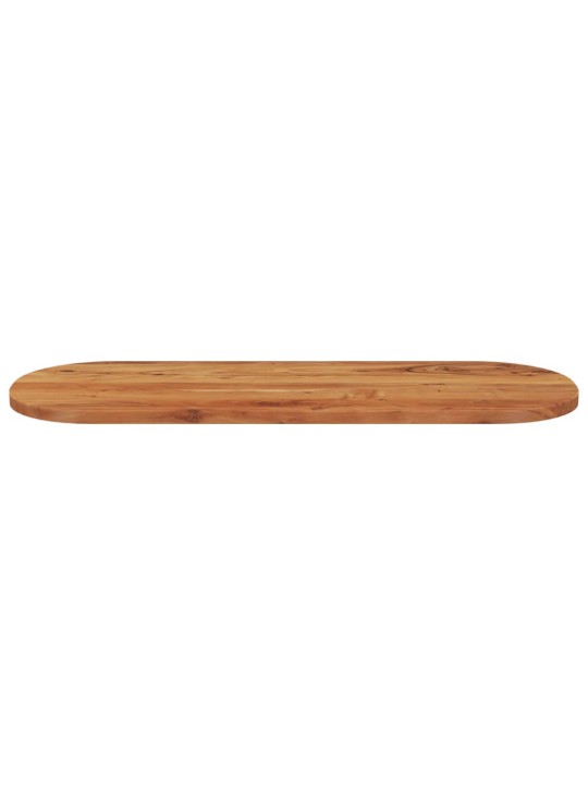 Stolní deska 110 x 40 x 3,8 cm oválná masivní akáciové dřevo