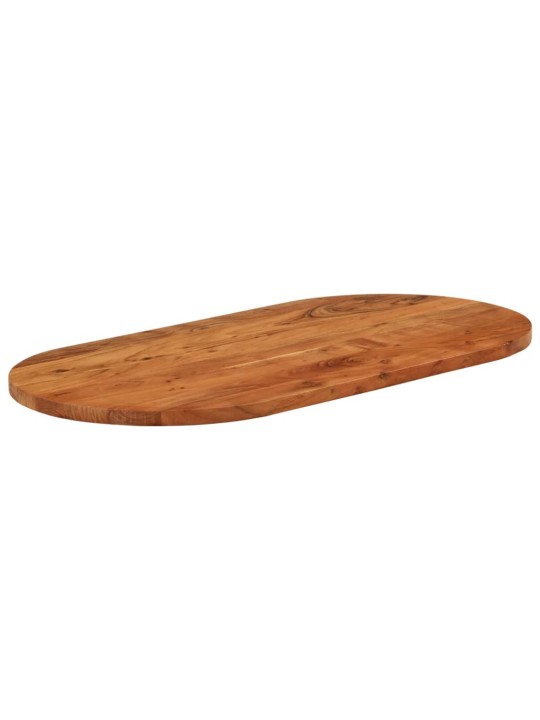 Stolní deska 100 x 50 x 3,8 cm oválná masivní akáciové dřevo