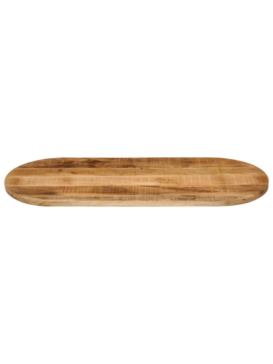Stolní deska 100 x 40 x 2,5 cm oválná masivní hrubý mangovník