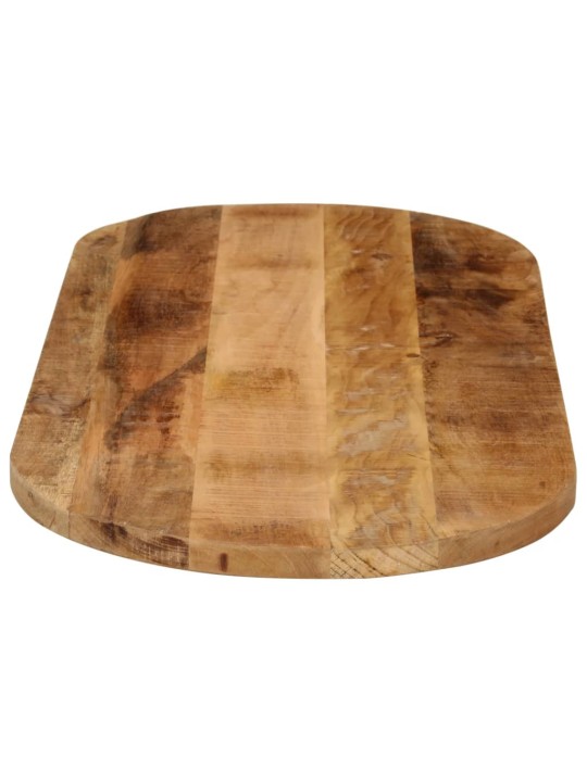 Stolní deska 100 x 40 x 2,5 cm oválná masivní hrubý mangovník