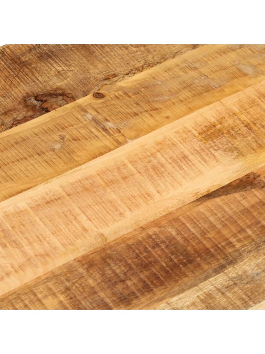 Stolní deska 110 x 40 x 3,8 cm oválná masivní hrubý mangovník