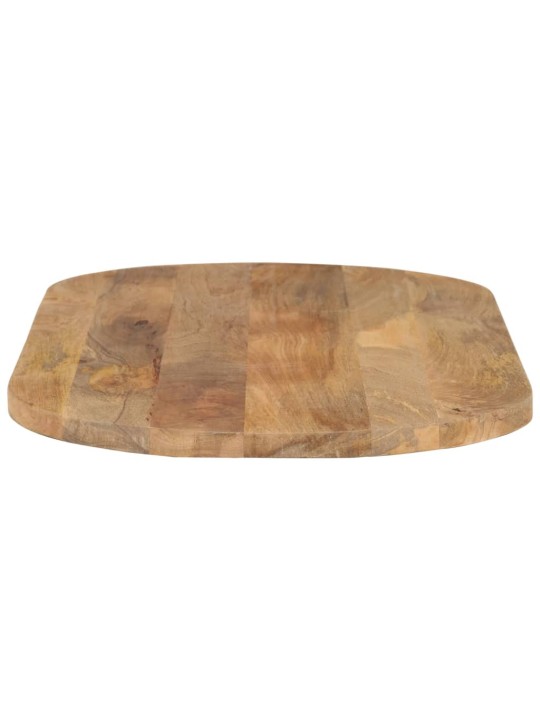 Stolní deska 80 x 40 x 3,8 cm oválná masivní mangovníkové dřevo