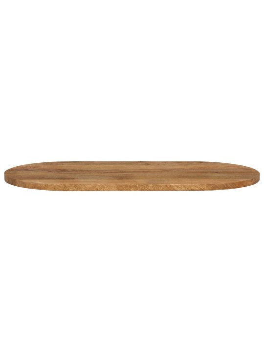 Stolní deska 140x50x2,5 cm oválná masivní mangovníkové dřevo