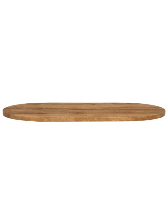 Stolní deska 90 x 40 x 3,8 cm oválná masivní mangovníkové dřevo