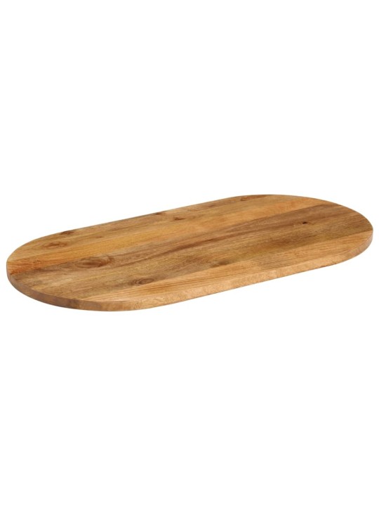 Stolní deska 100x40x3,8 cm oválná masivní mangovníkové dřevo