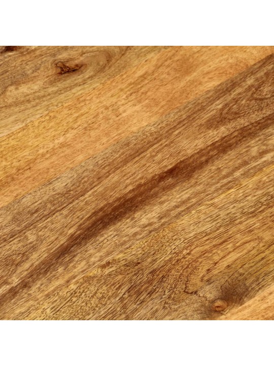 Stolní deska 100x40x3,8 cm oválná masivní mangovníkové dřevo
