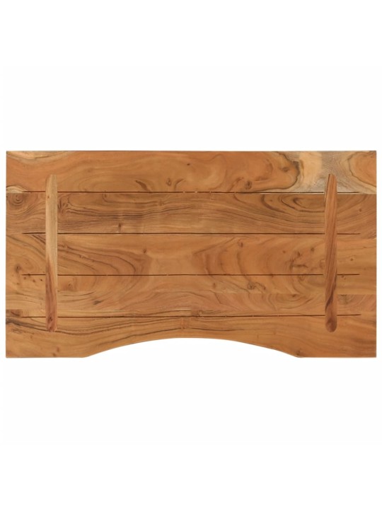 Stolní deska 80x50x2,5 cm obdélníková masivní akáciové dřevo