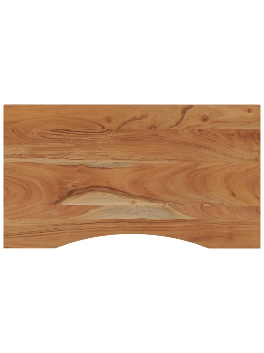 Stolní deska 100x50x2,5 cm obdélníková masivní akáciové dřevo