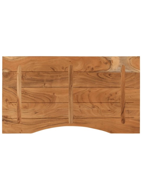 Stolní deska 100x50x2,5 cm obdélníková masivní akáciové dřevo
