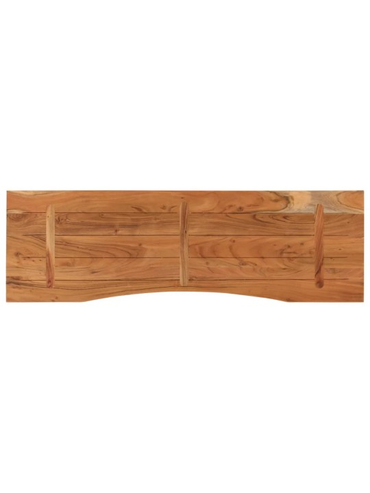 Stolní deska 140x50x2,5 cm obdélníková masivní akáciové dřevo
