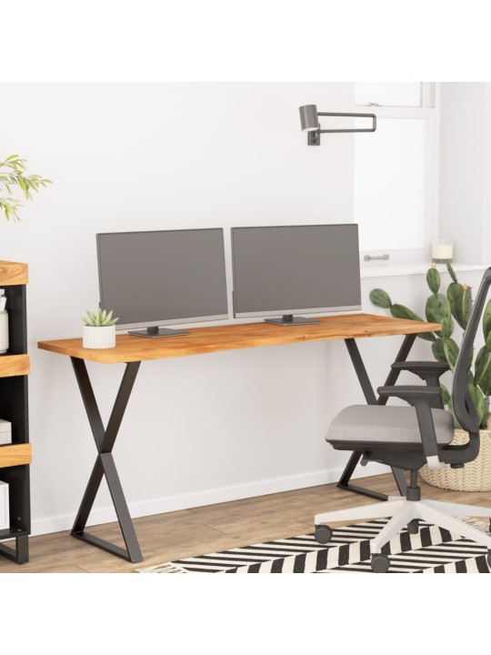 Stolní deska 140x50x2,5 cm obdélníková masivní akáciové dřevo