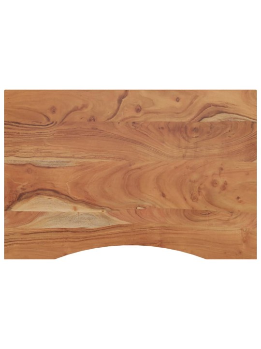 Stolní deska 100x60x2,5 cm obdélníková masivní akáciové dřevo