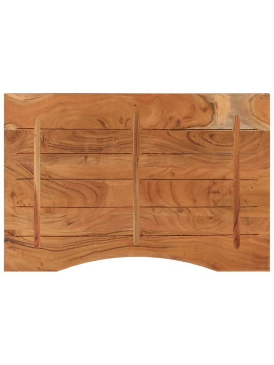 Stolní deska 100x60x2,5 cm obdélníková masivní akáciové dřevo