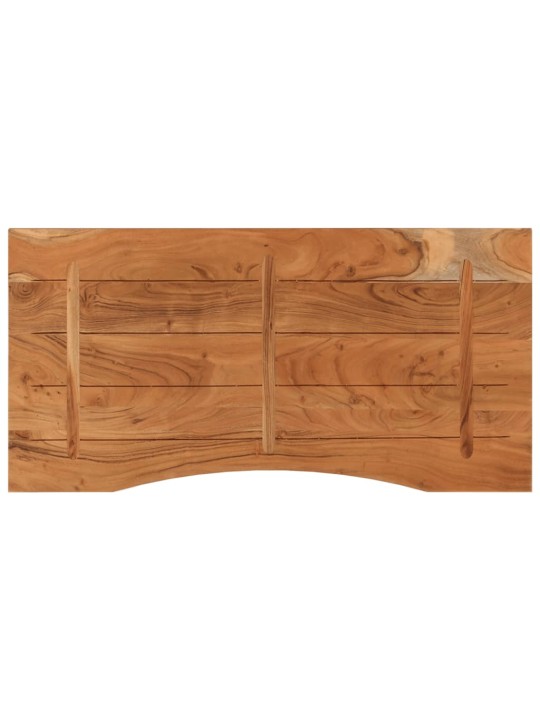 Stolní deska 120x60x2,5 cm obdélníková masivní akáciové dřevo
