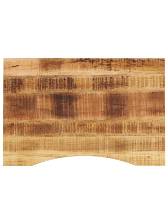 Stolní deska s výřezem 90 x 50 x 2,5 cm masivní hrubý mangovník